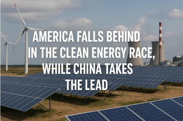 America Falls Behind in the Clean Energy Race, While China Takes the Lead