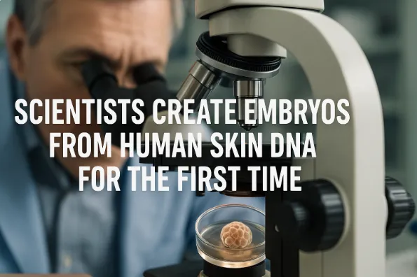 Scientists Create Embryos from Human Skin DNA for the First Time