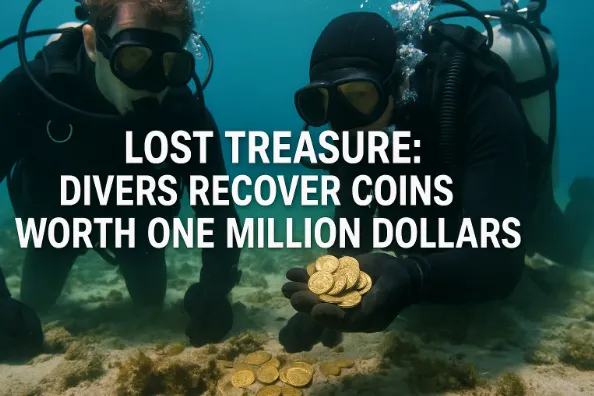 Lost Treasure: Divers Recover Coins Worth One Million Dollars