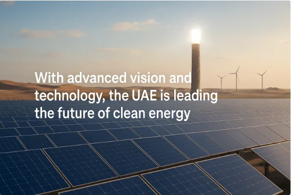 With Advanced Vision and Technology, the UAE is Leading the Future of Clean Energy