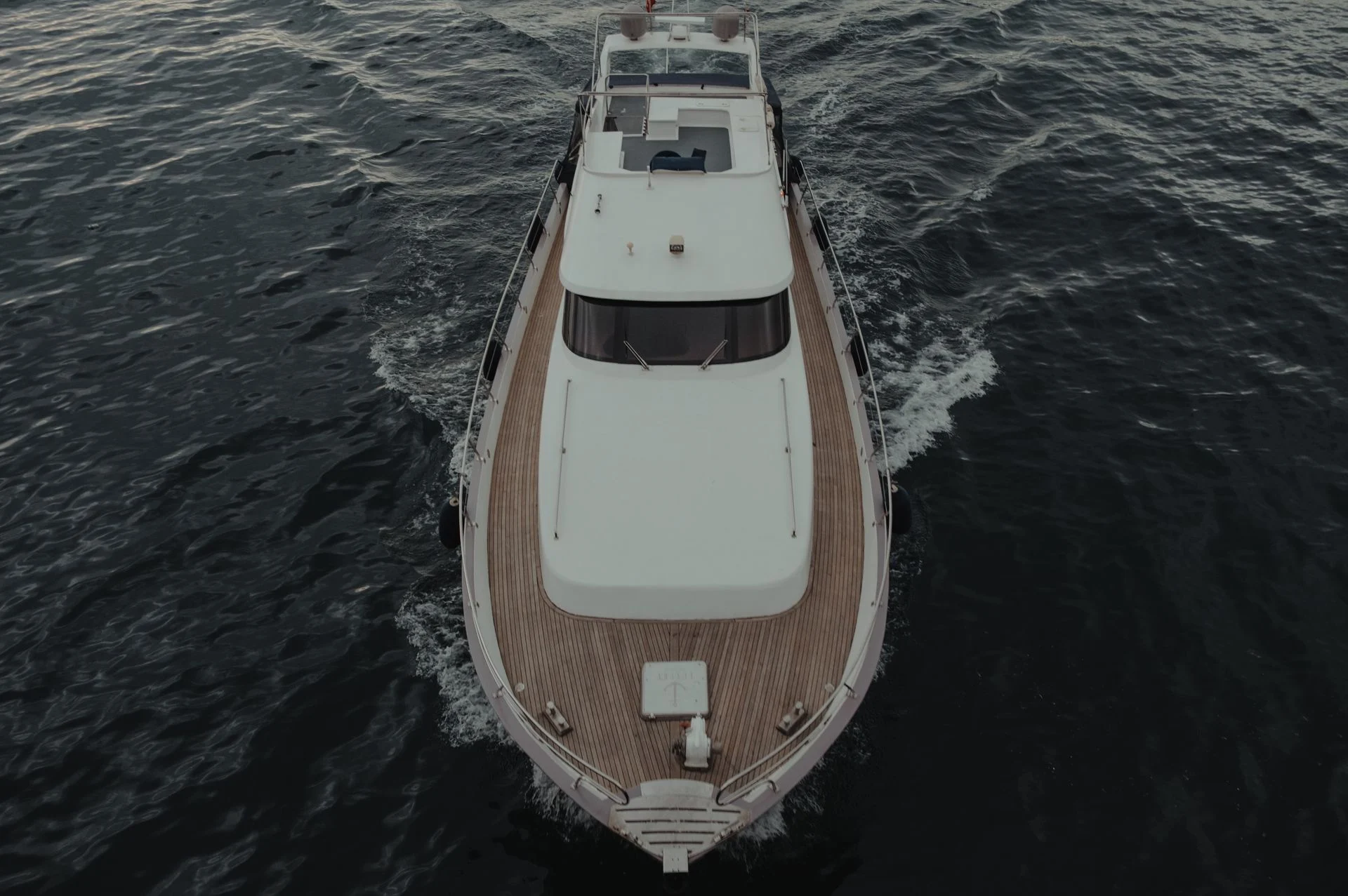 Luxury yacht on the sea